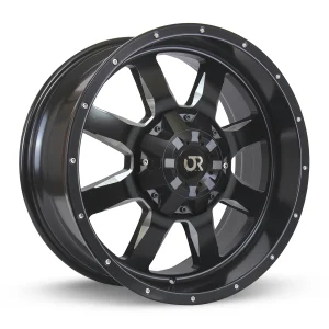RTX Wheels – Ridgeline – Black – 15″x6″ 0mm – Summer Wheels – 081733